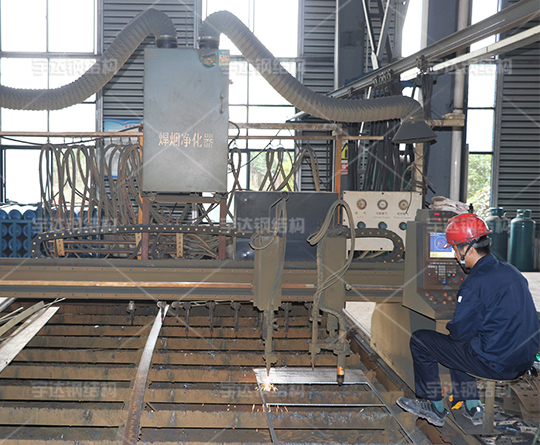 郑州大型钢结构厂房施工加工